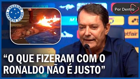 Pedrinho Sobre Protestos Contra Ronaldo N O Justo Cruzeiro Youtube