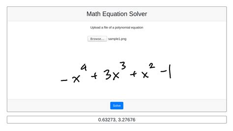 Equation Solver