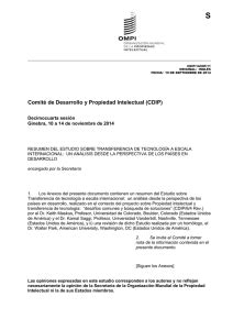 S Comit De Desarrollo Y Propiedad Intelectual Cdip