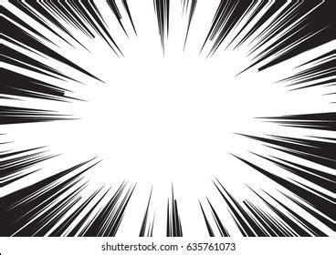 Background Radial Lines Comic Books Manga Stock Vector (Royalty Free ...