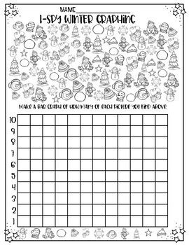 I Spy Holiday Graphing By Miss Curtis Classroom TPT