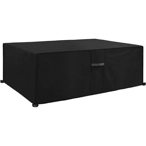 Dokon Housse Salon De Jardin 270x180x89cm Noir Housse De Protection