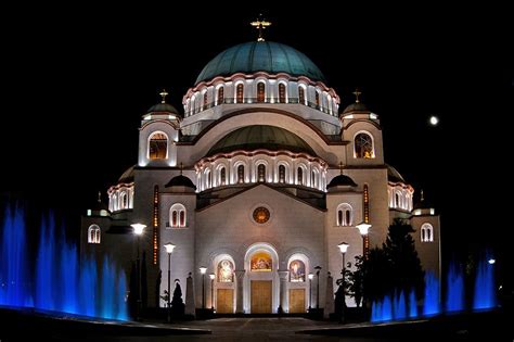 Hram Svetog Save The Cathedral Of Saint Sava Foto Bild Europe