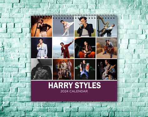 Harry Styles Calendar 2024 Celebrity Calendar 2024 2024 Etsy