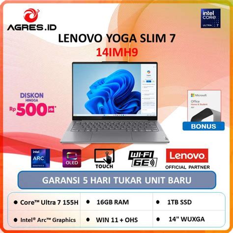 Promo Lenovo Yoga Slim 7 14 Oled Touch Ultra 7 155h 16gb 1tb 14 0