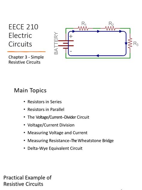 Chapter 3 Simple Resistive Circuits Pdf Series And Parallel Circuits Electrical Network