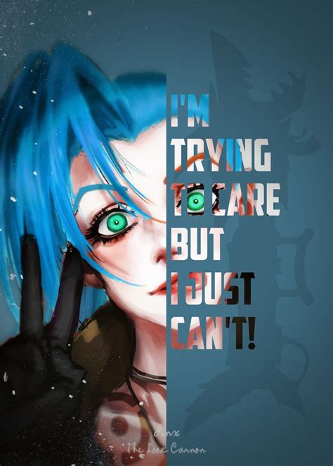 Jinx The Loose Cannon League Of Legends League Of Legends Poster