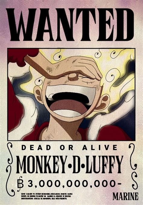 Luffy New Bounty Poster New Poster Luffy Poster Billion