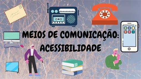 Meios de comunicação acessibilidade YouTube