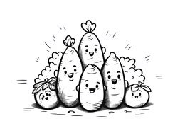 Sweet Potatoes Coloring Pages Top 15 Free Printable Designs