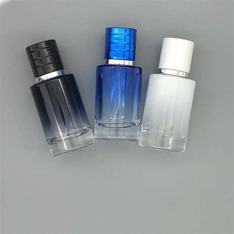 Cylinder Shape Spray Glass Bottle 30ml Gradient Color Perfume Bottle