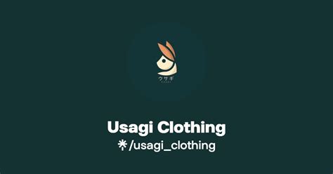 Usagi Clothing Instagram Tiktok Linktree