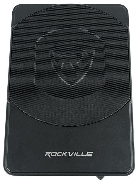 Rockville SS10P 10 800w Slim Under Seat Active Powered Car Truck