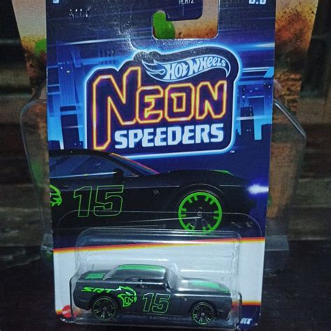 Jual Hot Wheels Neon Speeders DODGE CHALLENGER SRT HELLCAT Shopee Indonesia