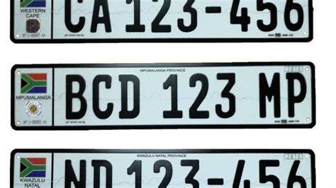 SA could get new number plates