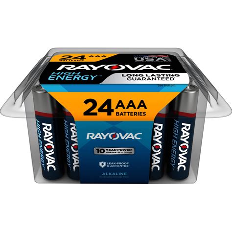 Rayovac High Energy Alkaline Aaa Battery Pro Pack