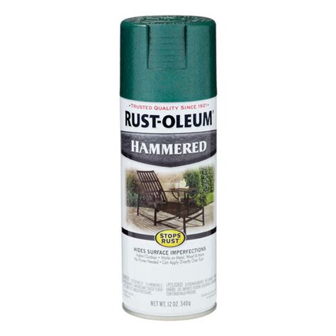 Rust Oleum Spray Paint Stops Rust Hammered Deep Green Oz