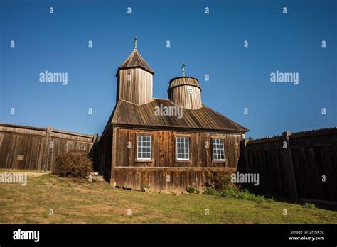 Fort Ross Historic Russian Fort At Fort Ross State Park California