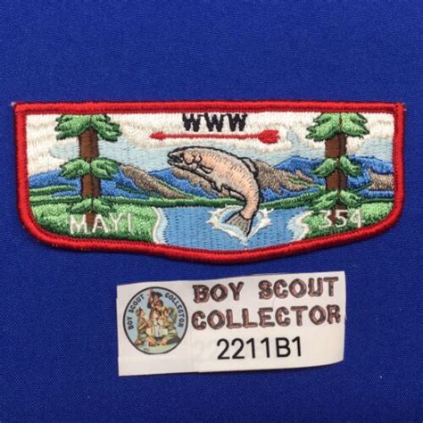 Boy Scout Oa Mayi Lodge S Order Of The Arrow Pocket Flap Patch Ebay