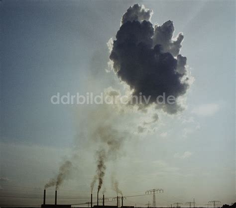 Ddr Fotoarchiv Boxbergoberlausitz Kraftwerksanlagen Qualmender