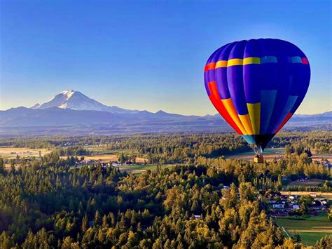 Hot Air Balloon In Seattle Seattles 6 Best Ballooning Services