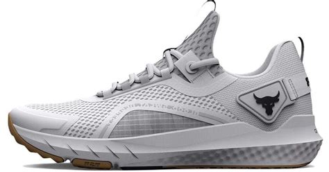 Under Armour Project Rock Bsr 3 White Halo Grey In Gray For Men Lyst