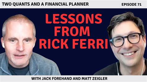 Nine Lessons From Rick Ferri Validea S Guru Investor Blog