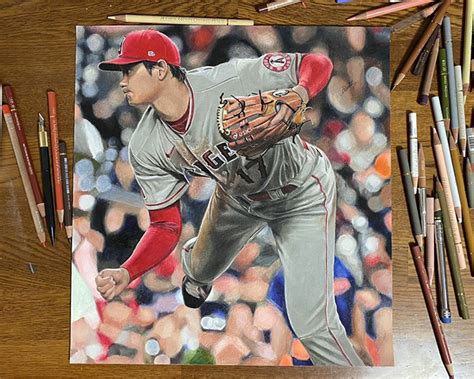 「色鉛筆で描きました」→「やばすぎる」 大谷翔平選手の“リアル過ぎる絵”に驚く人続出 Ls20230404r491 ねとらぼ