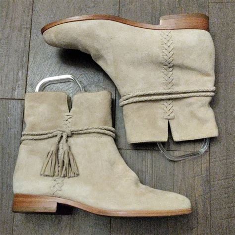 Frye Shoes Frye Tina Whipstitch Tassel Ankle Boots Poshmark