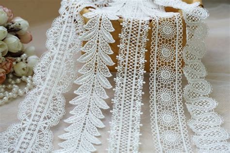 Venice Lace Trim Off White Trimming Wedding Lace Scalloped Lace For