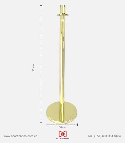 Separador de fila cromado dorado sin cordón pp Acorazadas