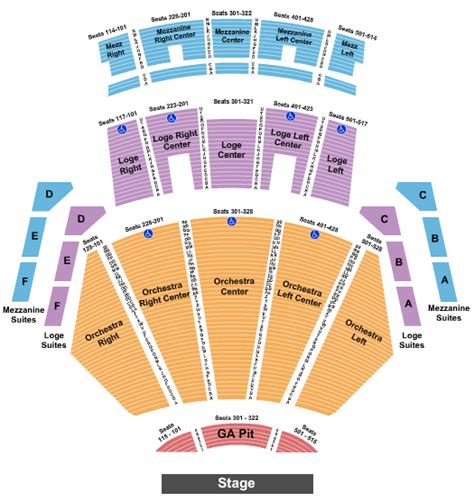 Microsoft Theater Seating Chart Los Angeles | Two Birds Home