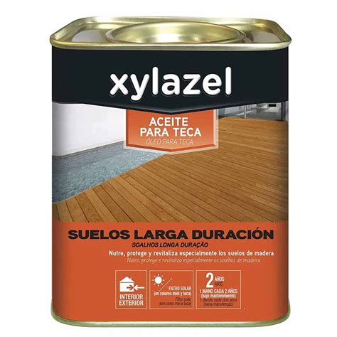 Aceite Teca Suelos Xylazel Larga Duracion Miel 750ml Precio Comprar