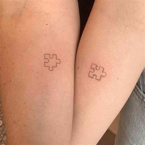 Matching Puzzle Piece Tattoo Ideas Tattoo Glee