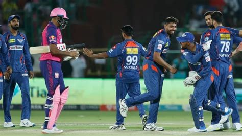 IPL 2023 Avesh Stoinis Star As Lucknow Super Giants Beat Rajasthan