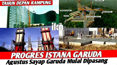 Ikn Hari Ini Progres Istana Garuda Ikn Bulan Agustus Sayap Garuda