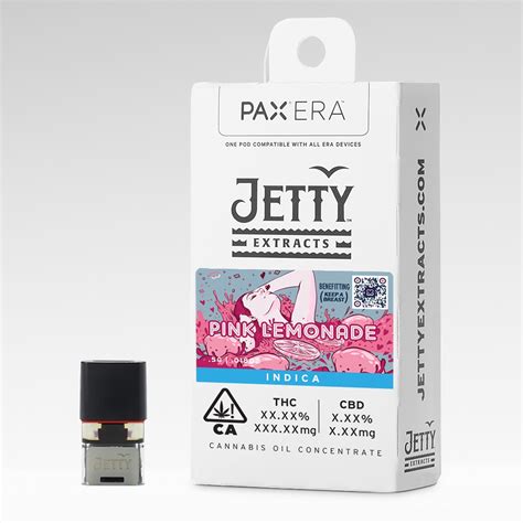 Jetty Extracts Pink Lemonade High Thc Pax Era Pod 5g Leafly