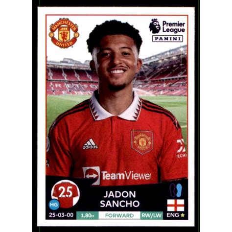 Venta Cromo De Jadon Sancho Manchester United Premier League Stickers