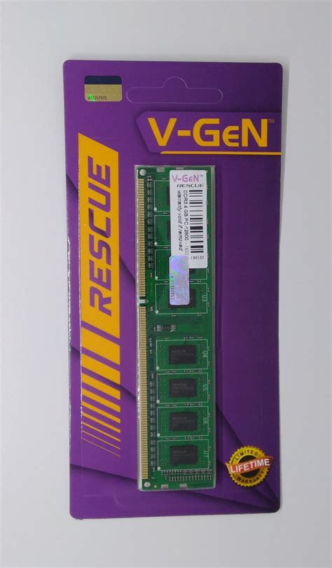 Jual Ram Ddr V Gen Rescue Gb Pc Mhz Longdimm Memory Pc Vgen