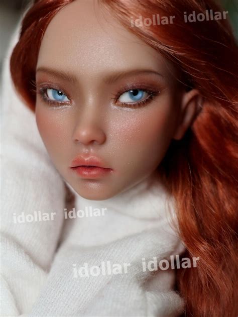 Bjd Doll Girl Nude Free Face Make Up Eyes Resin Model Handmade