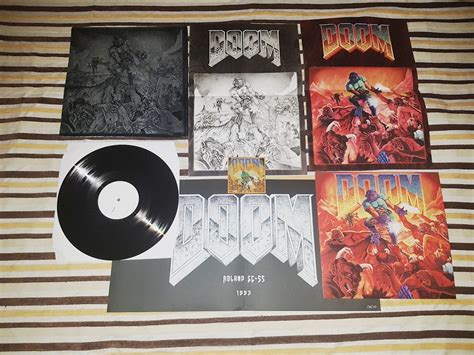 popsike.com - DOOM I 1993 BLACK LP TEST PRESS RECORD VIDEO GAME ...