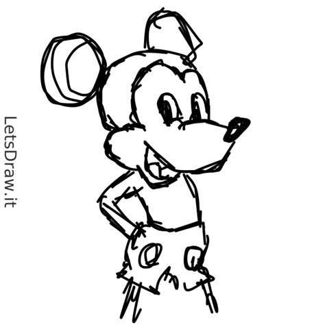 How To Draw Mickey Mouse D65xrjxga Png LetsDrawIt