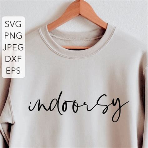 Indoorsy Svg Homebody Svg Introvert Svg Etsy