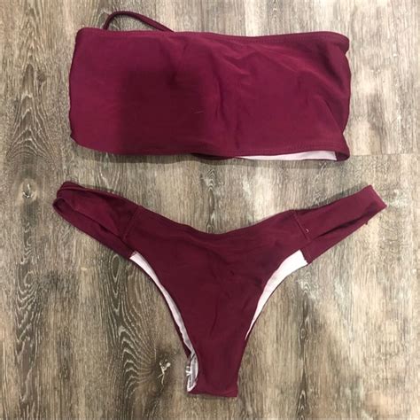Swim Strapless Cheeky Brazilian Bikini Poshmark