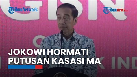 Jokowi Hormati Putusan Kasasi Ma Ferddy Sambo Yang Diskon Hukumannya