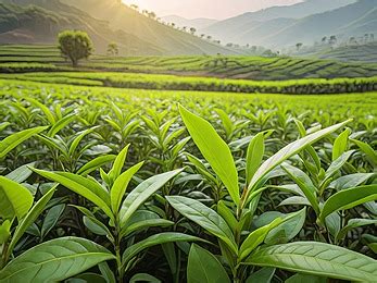 Tea Plantation In Cameron Highlands Malaysia Background Tea Plantation