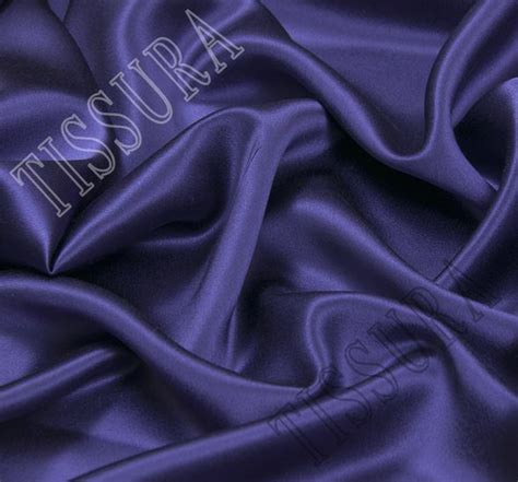 Blue Silk Satin Fabric 100 Silk Fabrics From France By Belinac Sku