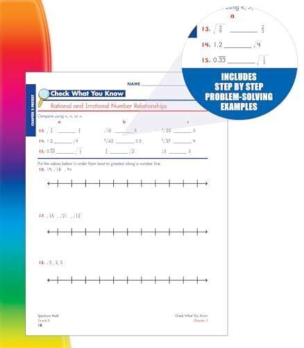 Spectrum 8th Grade Math Workbooks Ages 13 14 Geometry Integers Rational 9781483808765 Ebay