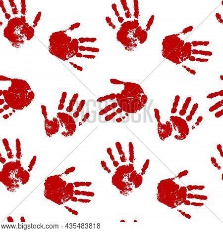 Blood Hand Print Vector & Photo (Free Trial) | Bigstock