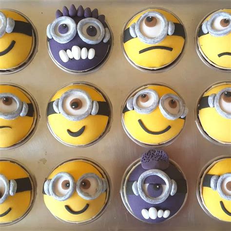 Minion Buttercream Cupcakes